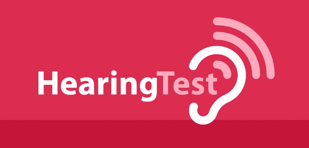 Hearing Test with ear image