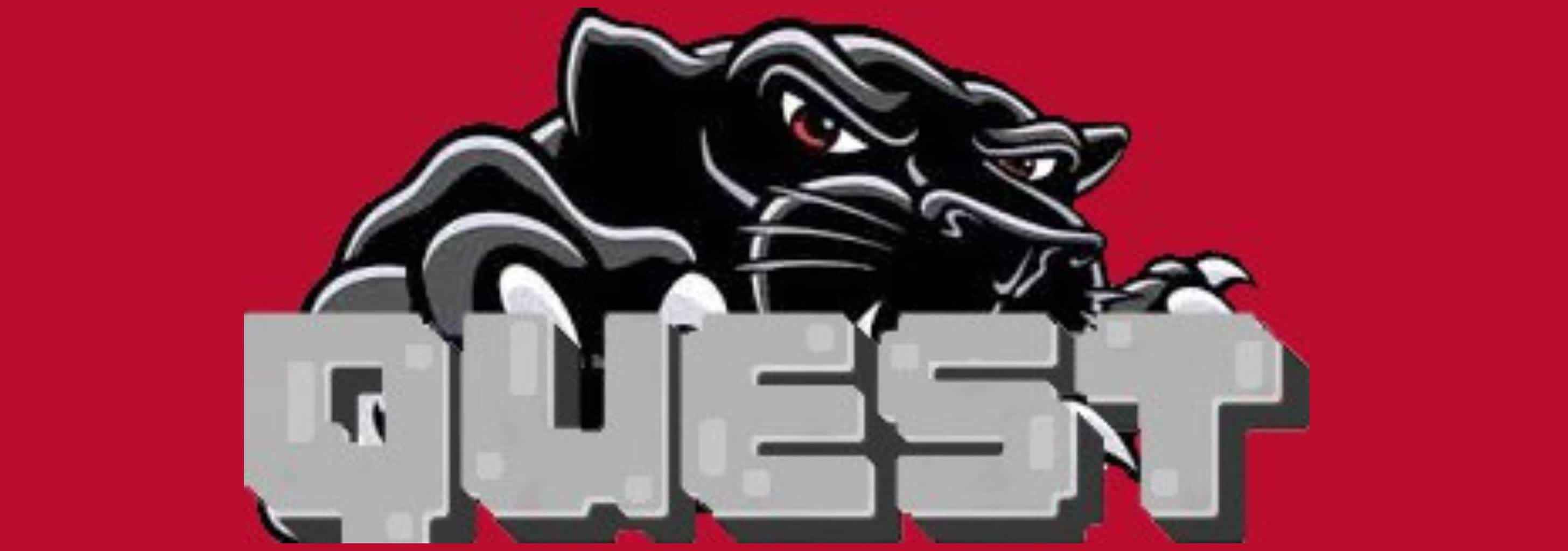 panther coming out of QUEST text